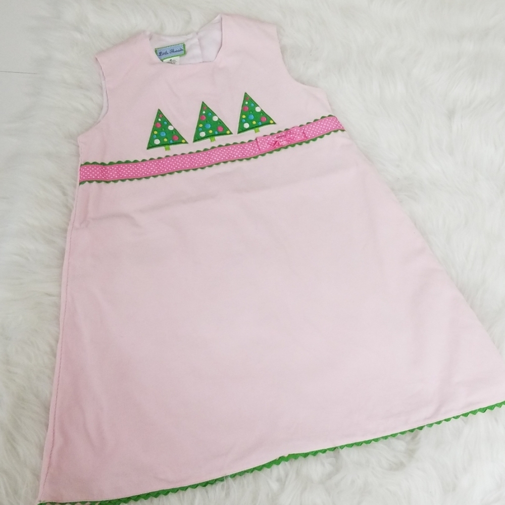 Little Threads 6 boutique Christmas tree dress